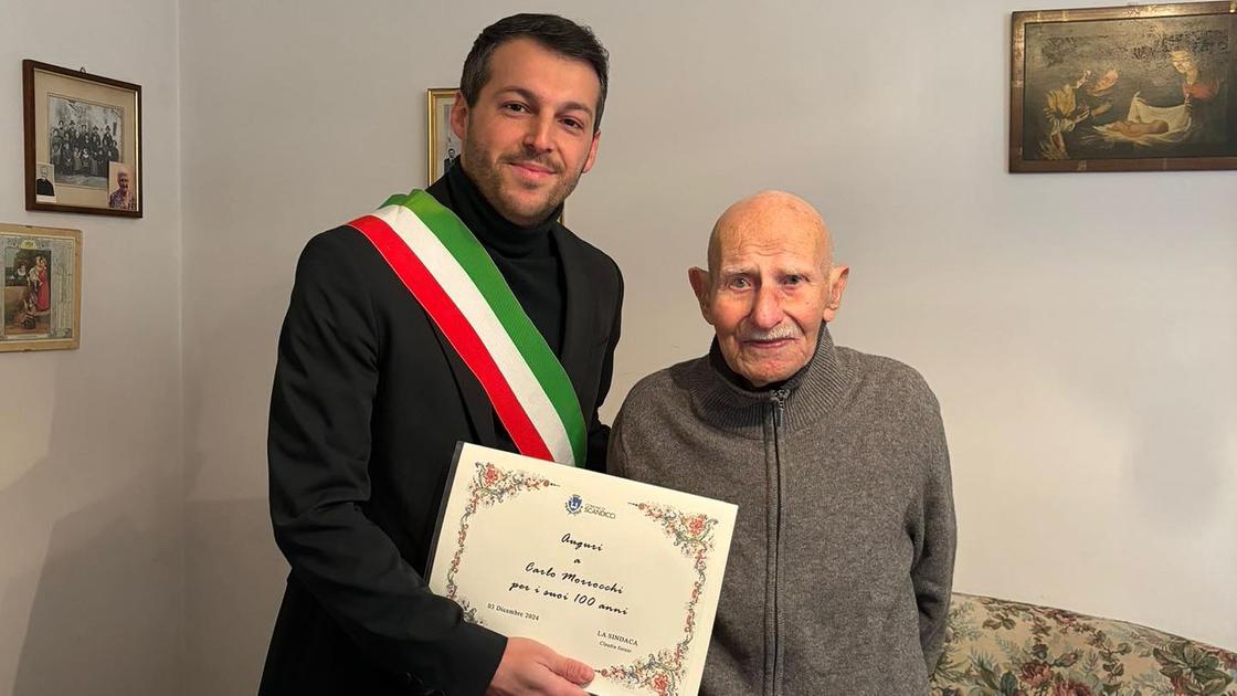 Casellina festeggia i 100 anni del suo “lattaio” Carlo Morrocchi