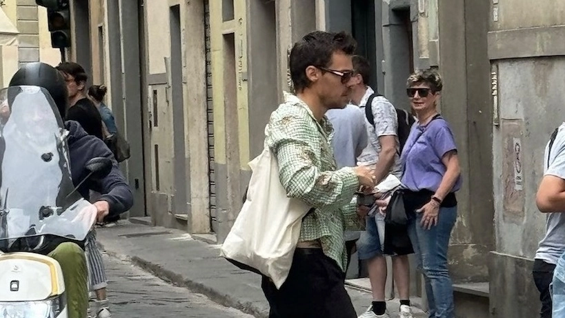 Harry Styles a Firenze (foto di Leonardo Bianchi)