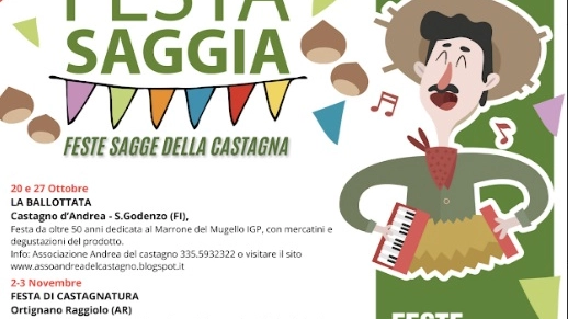 Da ottobre a gennaio si svolgeranno a cavallo dell’appennino Tosco-Romagnolo le tradizionali feste per celebrare la regina della stagione: la castagna