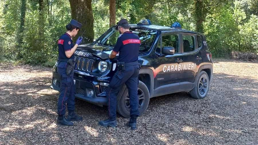 I carabinieri forestali hanno posto agli arresti domiciliari il presunto piromane