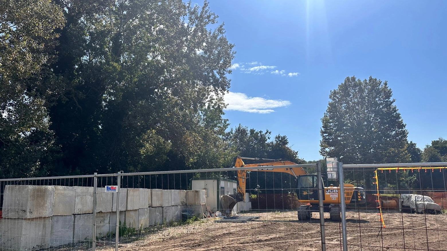 Il cantiere del Ponte dei Moccoli