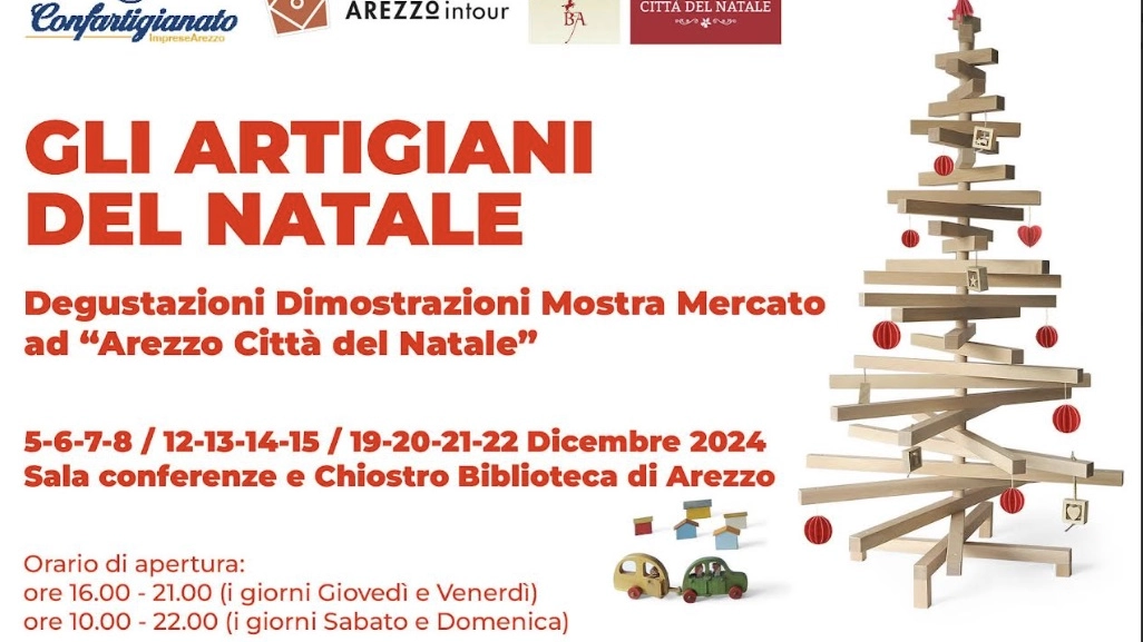 "Gli Artigiani del Natale", torna la tradizionale Mostra Mercato di Confartigianato