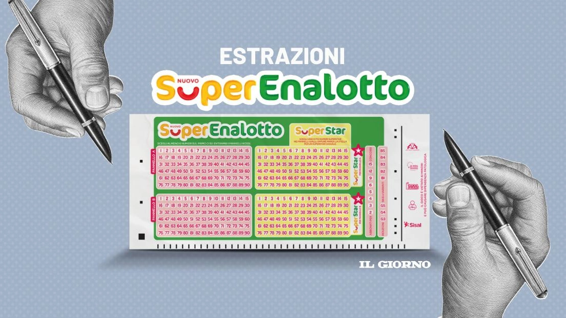 L'estrazione di Superenalotto, Lotto e 10eLotto di oggi sabato 21 settembre 2024