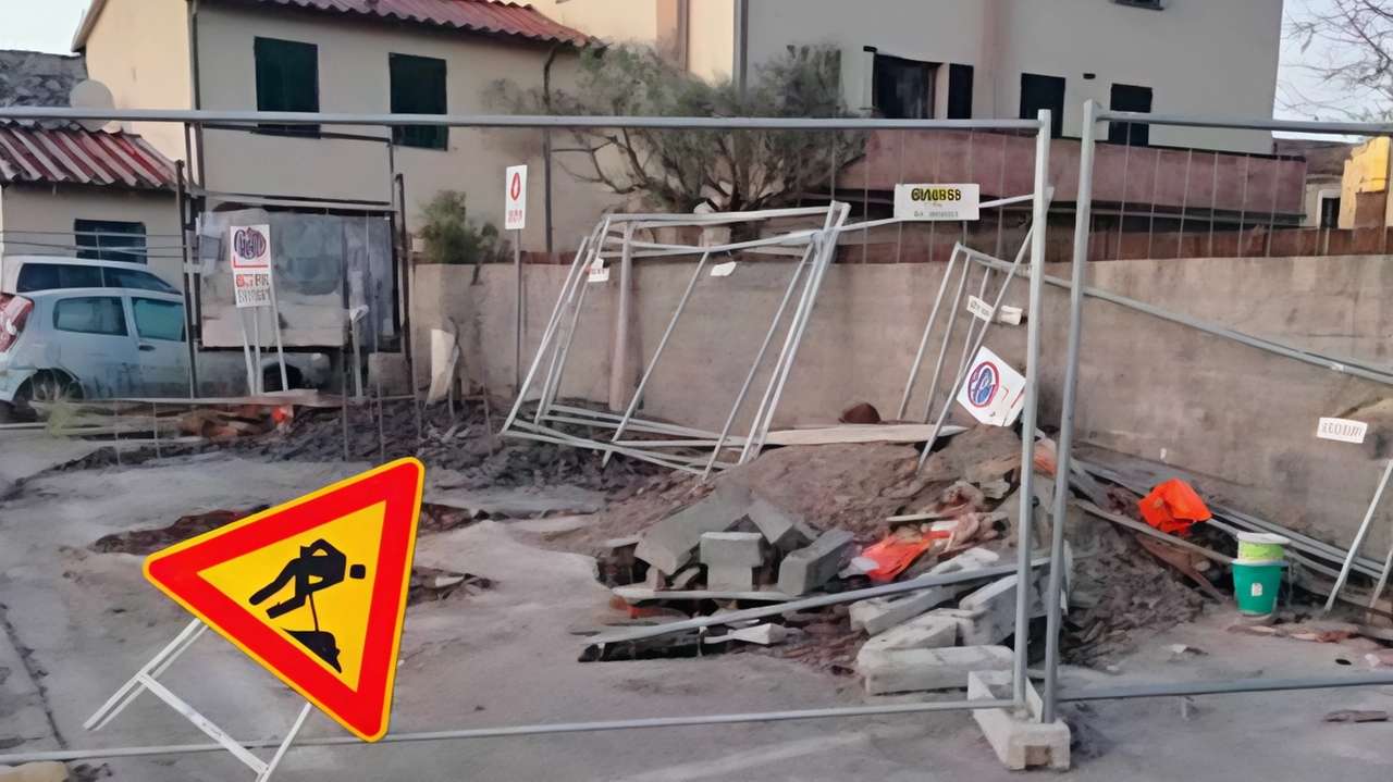 Uno dei cantieri in corsa