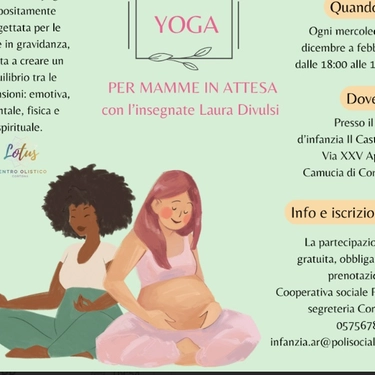 Letture ad alta voce, incontri con i genitori e yoga per future mamme, ecco il calendario di attività del nido “Il Castello di Camucia”