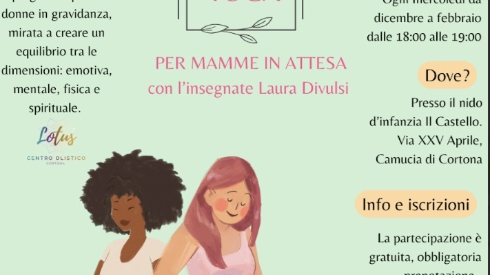 Letture ad alta voce, incontri con i genitori e yoga per future mamme, ecco il calendario di attività del nido “Il Castello di Camucia”