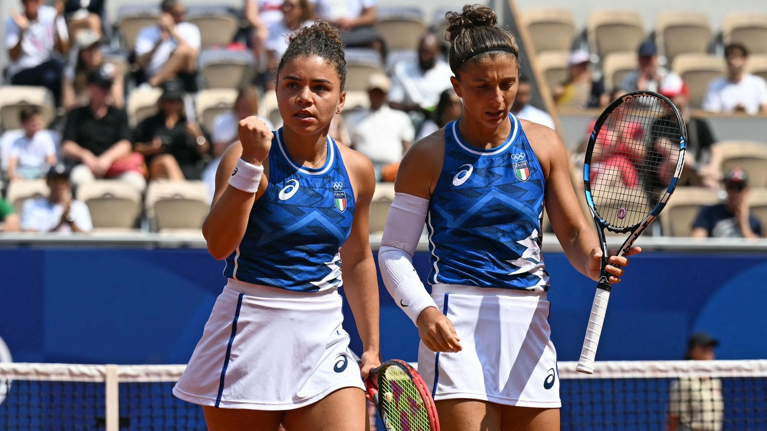 Jasmine Paolini e Sara Errani