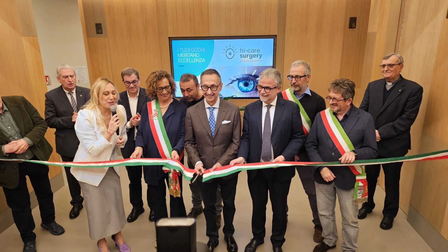 L'inaugurazione del centro oculistico Hi-care surgery a Lastra a Signa