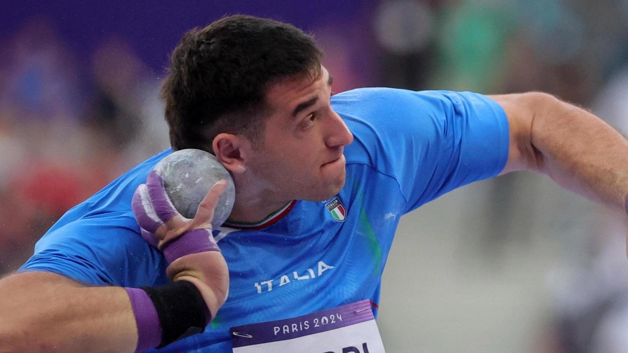 Leonardo Fabbri, 27 anni, oggi disputerà la finale olimpica del peso