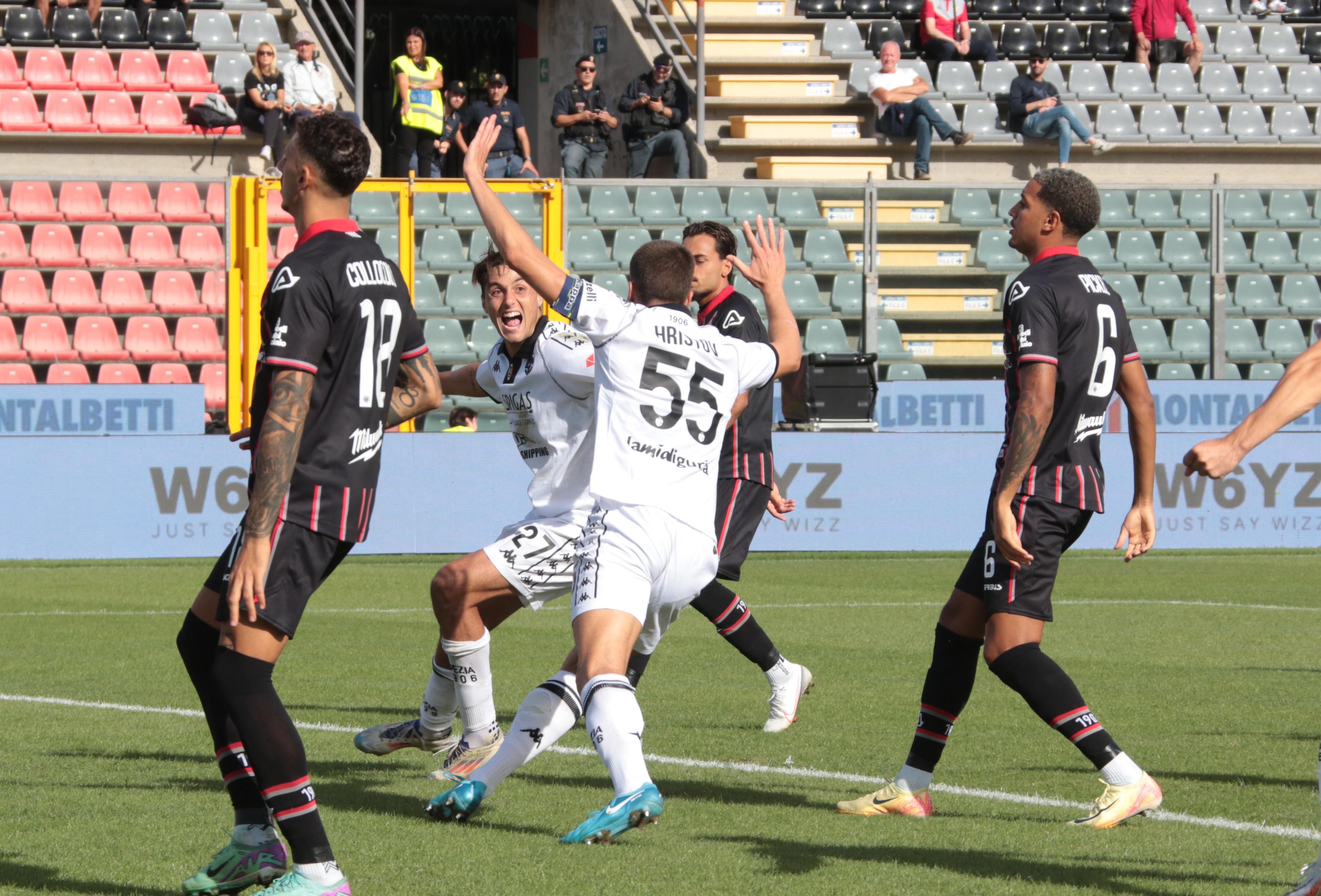 Cremonese Spezia 1 1: Hristov la pareggia, Colak la spreca