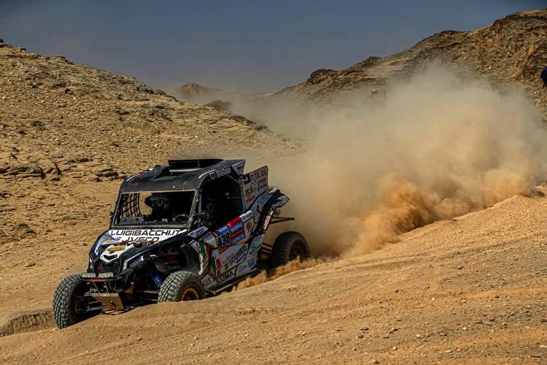 Molto soddisfatto Stefano Marrini per aver portato a termine la 47esima Parigi-Dakar con la Can-Am Maverick X3 assieme a Matteo Lardori