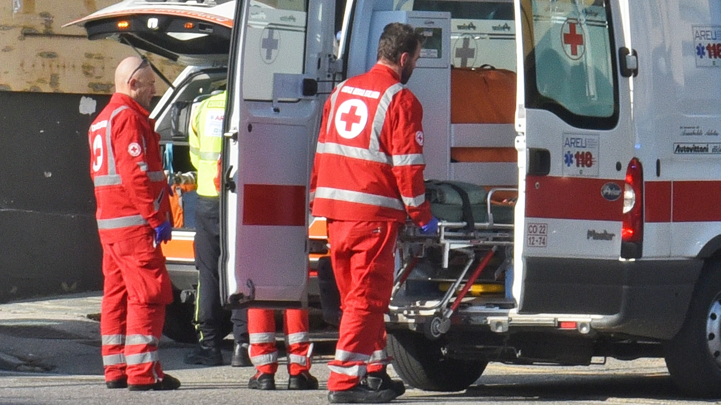 Un'ambulanza in una foto di repertorio