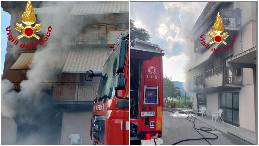 “Correte, brucia tutto”: incendio, paura in un palazzo. Tre persone in ospedale