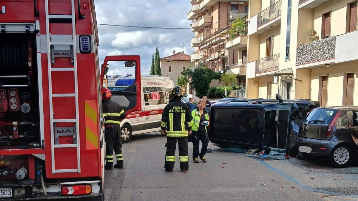 L'intervento dei soccorsi (foto Vigili del Fuoco)