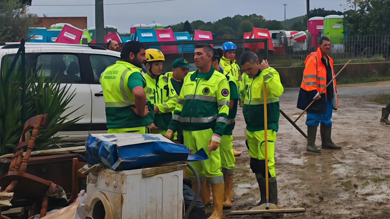 Le squadre di volontari impegnate nelle aree più colpite a. Castelfiorentino