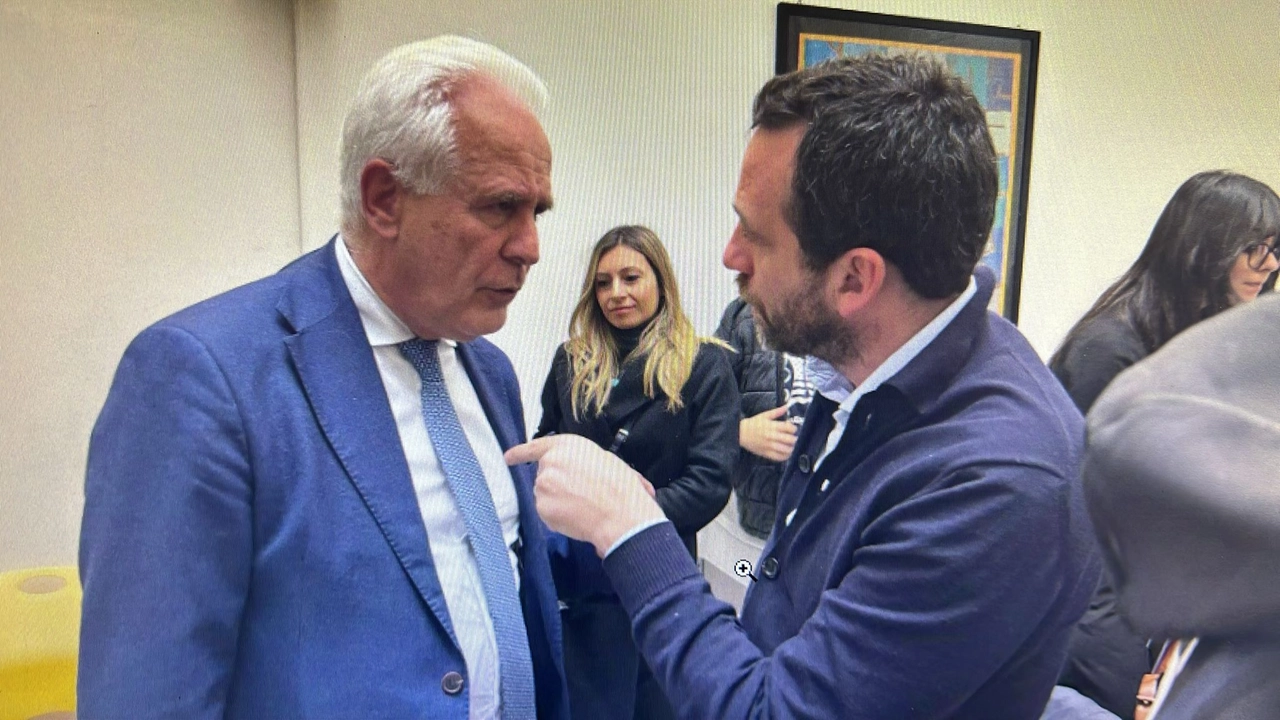 Eugenio Giani e Alessandro Tomasi alla presentazione del Quaderno sulla Toscana