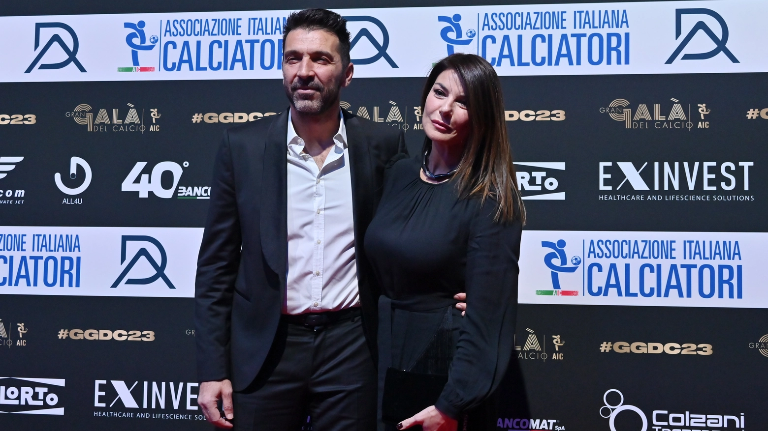 Gianluigi Buffon e Ilaria D'Amico