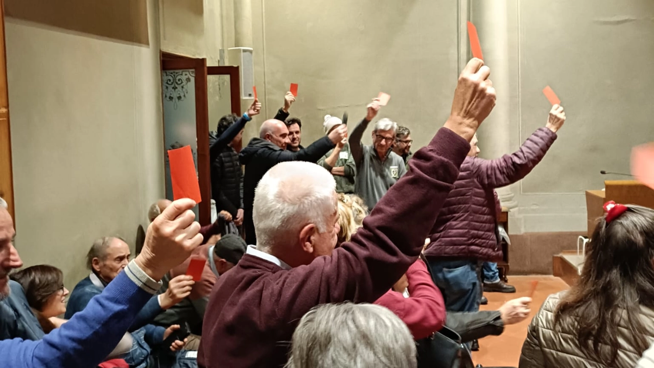 La protesta del comitato ’Stadio sì ma non così’ in consiglio comunale