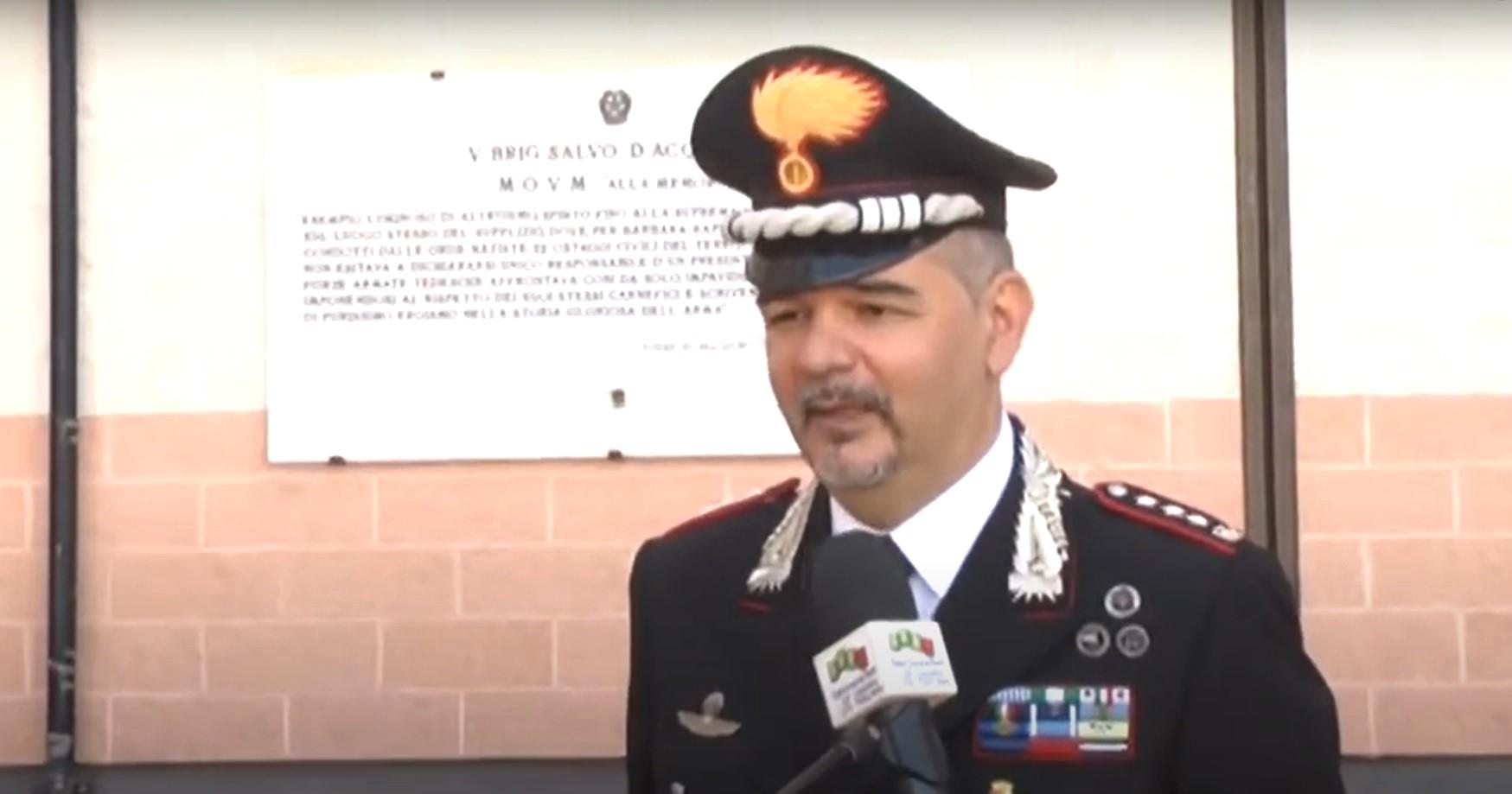 Comando provinciale dei carabinieri: Gabelloni lascia a Giglio