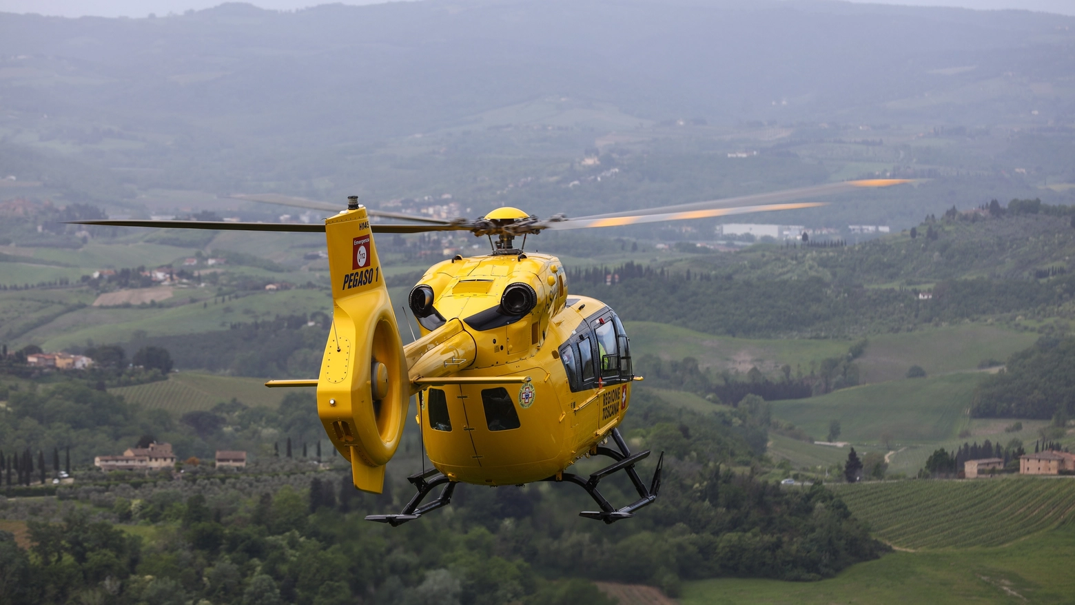 Intervenuto l'elisoccorso Pegaso