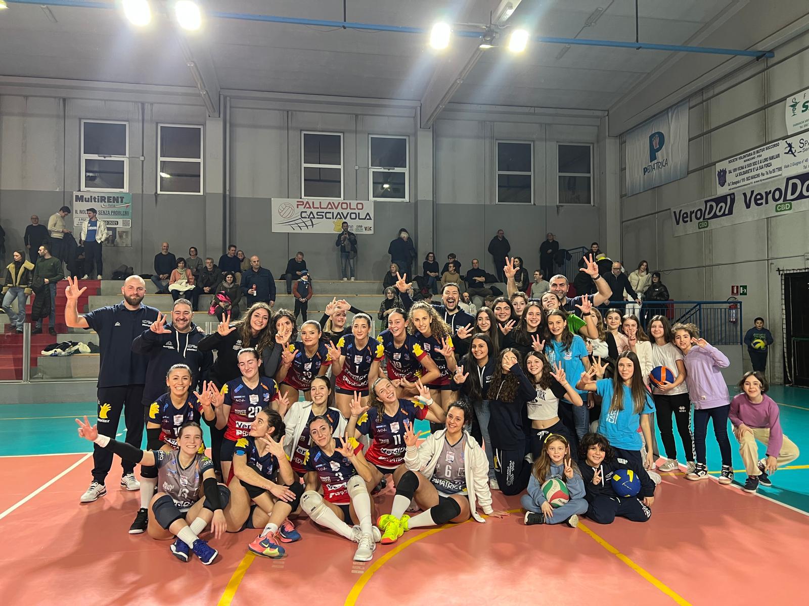 Pallavolo Casciavola, vittoria da tre punti per la Verodol nel derby contro Migliarino