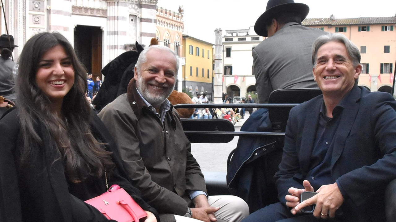 L’onorevole Marco Simiani (a destra nella foto) con il vicesindaco Bruno Ceccherini