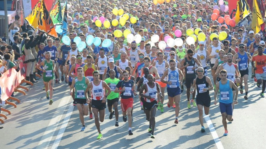 Una precedente edizione della Pisa Half Marathon