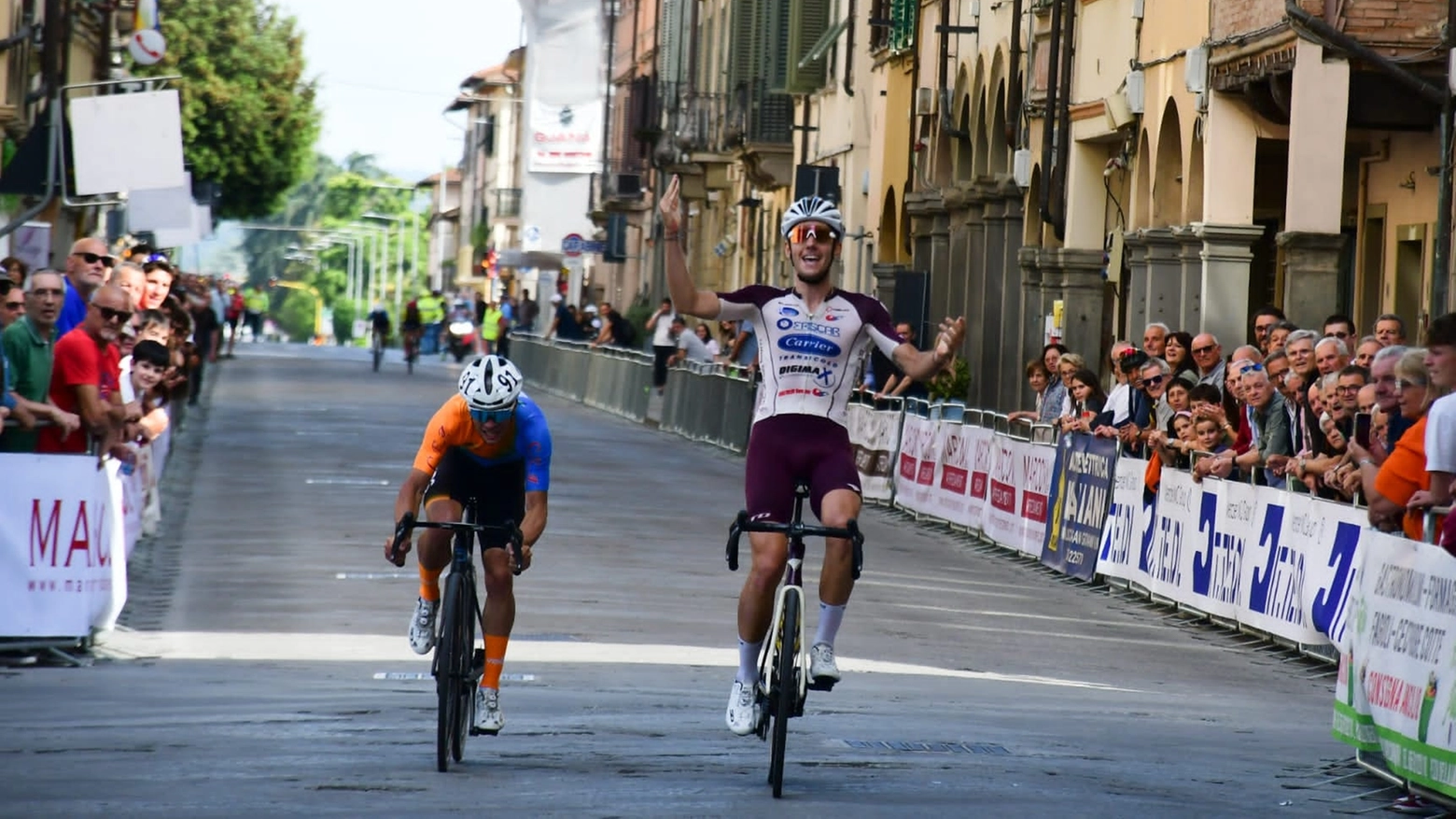 La vittoria di Tommaso Rigatti (Foto R. Fruzzetti)