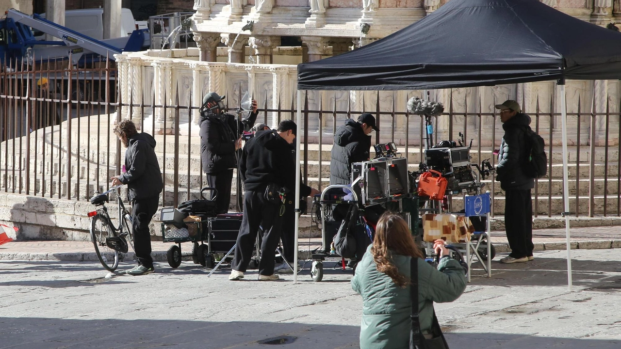 La serie tv coreana a Perugia (Foto Crocchioni)