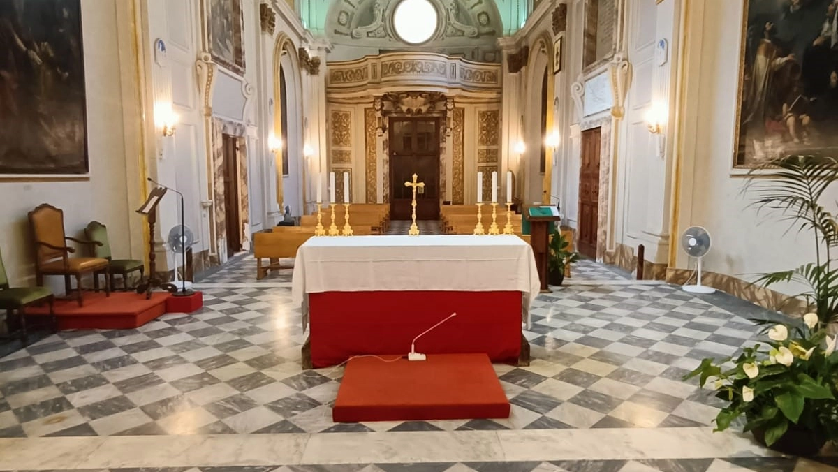 La chiesa di Santa Maria di Candeli, oggi Caserma Tassi (Foto Fai)