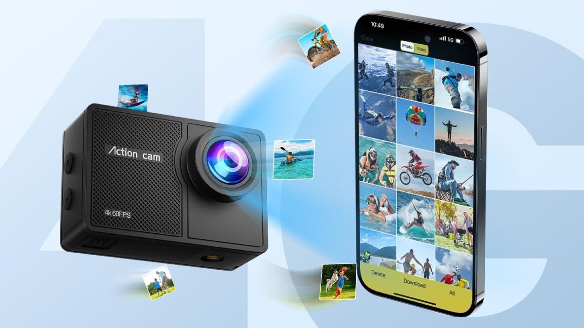 Action camera impermeabile Camlance: con l'offerta Amazon prezzo imbattibile