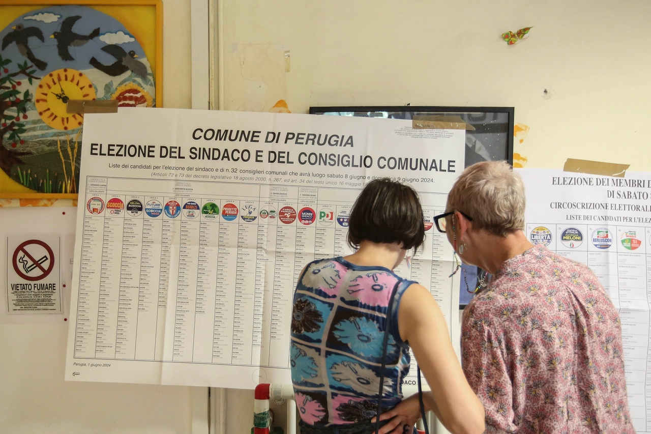 Perugia al voto (Foto Crocchioni)