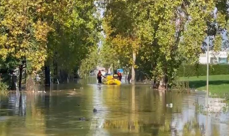 Maltempo Toscana: esonda l’Elsa, l’acqua invade la 429 nell’Empolese