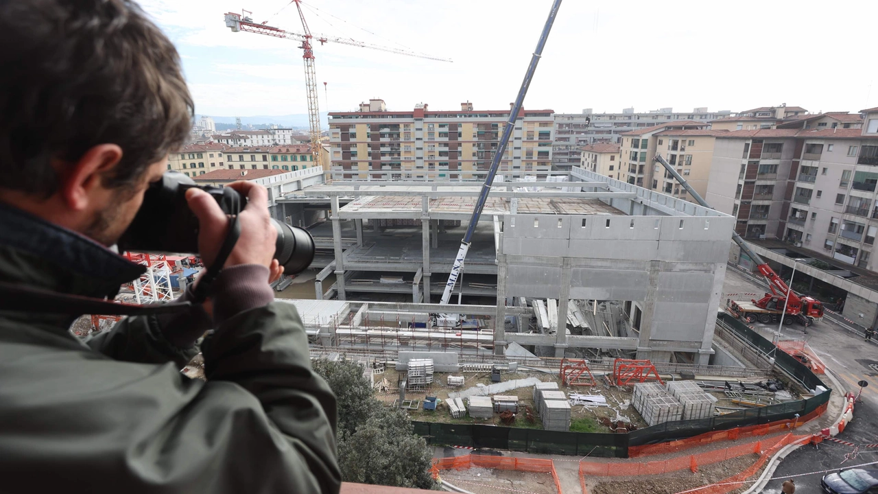 Il cantiere di via Mariti