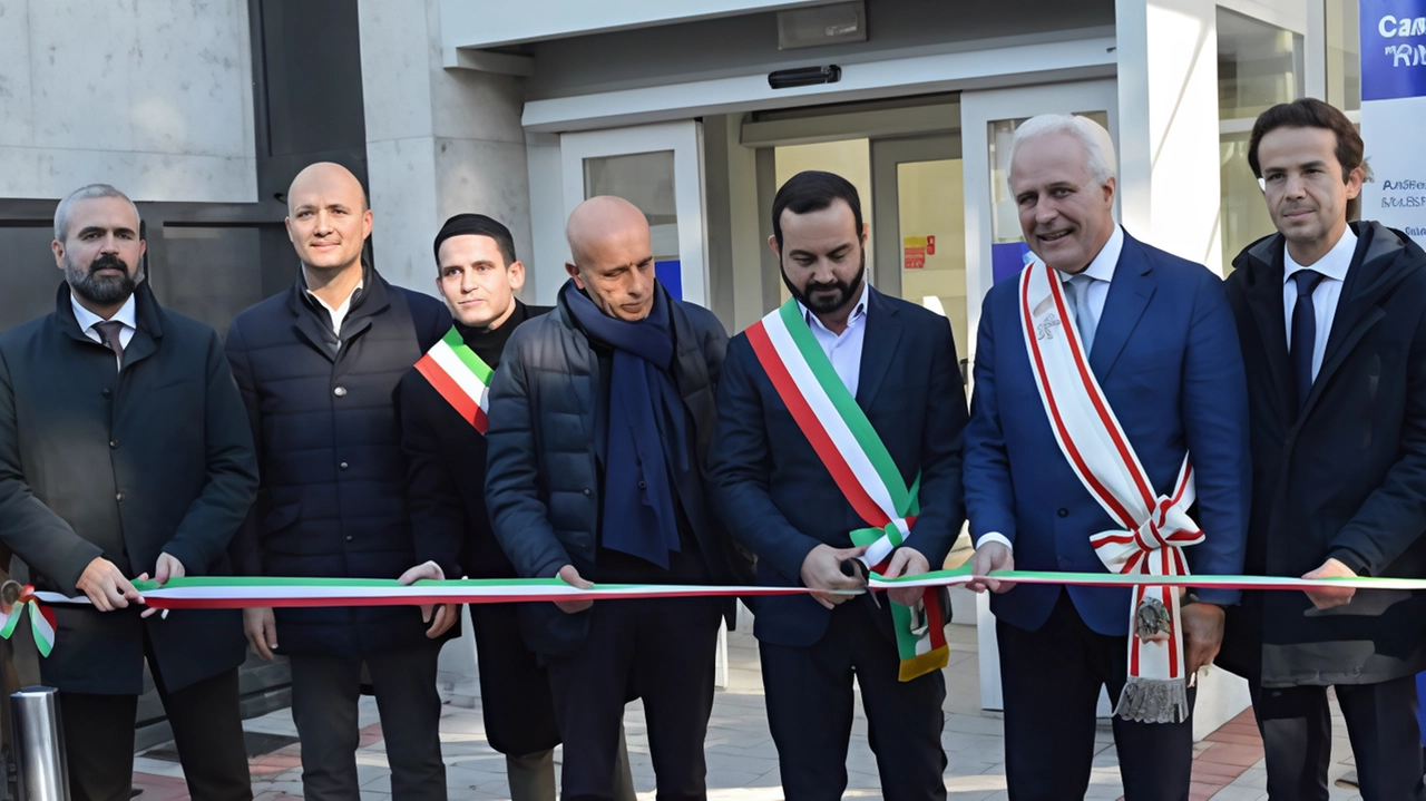 L’inaugurazione della Casa di Comunità, con l’allora sindaco Cucini e il governatore Giani