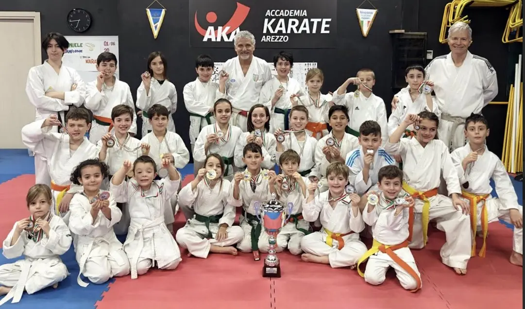 L’Accademia Karate Arezzo ai vertici del Campionato Nazionale AICS