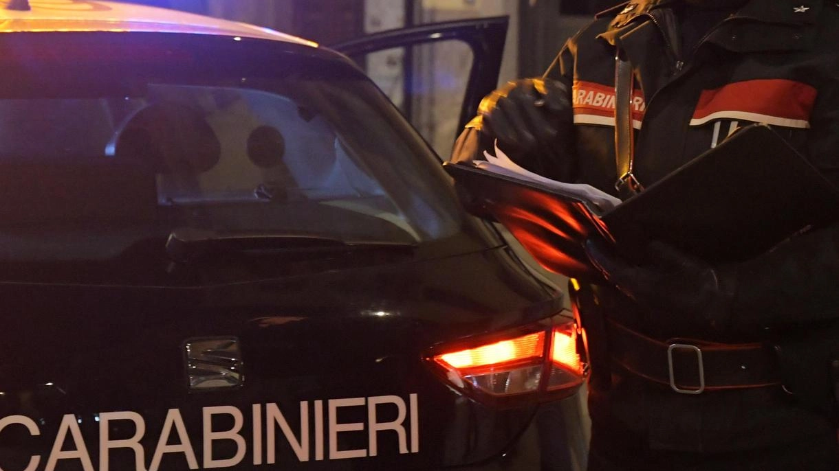 Carabinieri durante un controllo