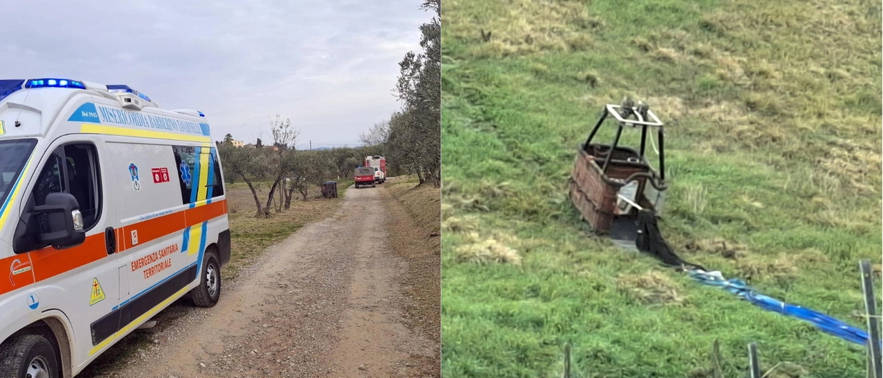 Mongolfiera in difficoltà, brusco atterraggio e paura a bordo. Ferita una donna