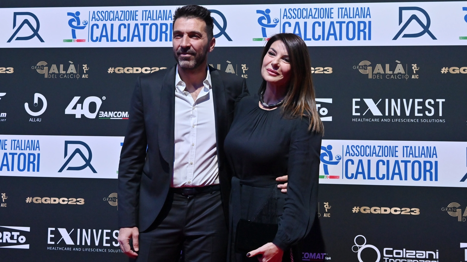 Gianluigi Buffon e Ilaria D'Amico (foto Ag. Aldo Liverani)