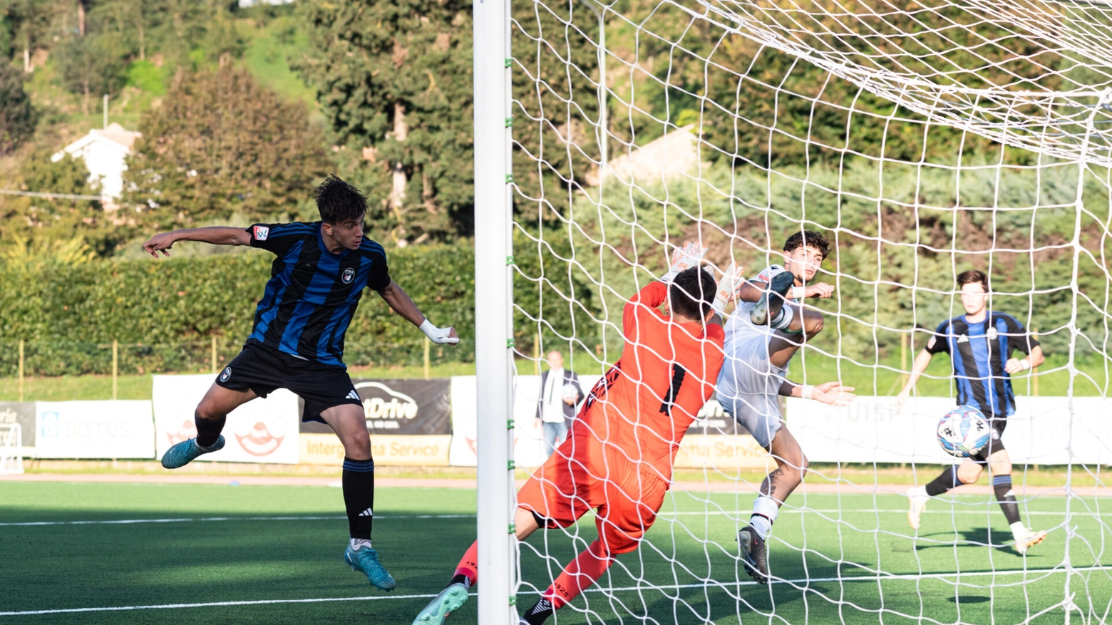 Il gol di Tosi (Foto Pisa SC)