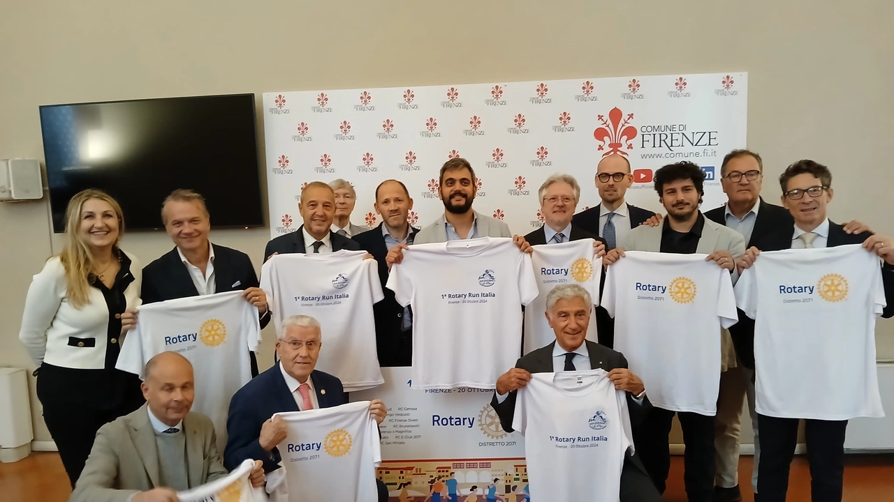 La presentazione della Rotary Run