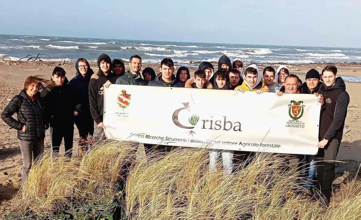 Gli studenti "ripopolano" la vegetazione nell’area dunale