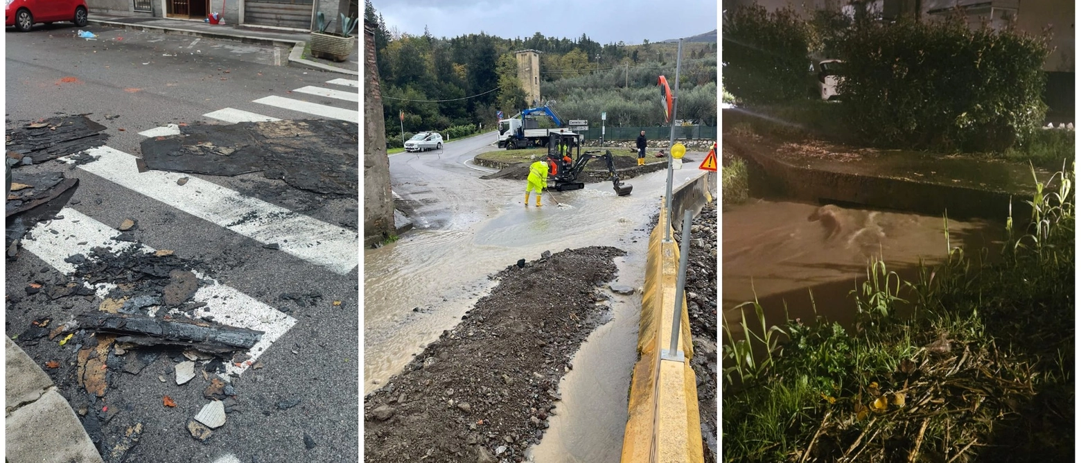 Anche Oste e Montemurlo sott’acqua. Strade chiuse e nuove polemiche: “Cosa è stato fatto dopo l’alluvione?”