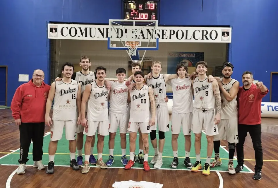 Basket: Dukes Sansepolcro batte il Cus Pisa e conquista la terza vittoria di fila