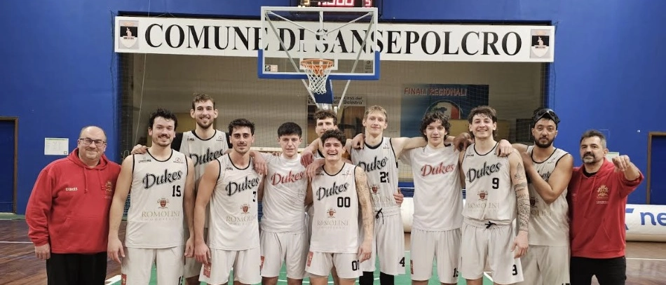 Basket: Dukes Sansepolcro batte il Cus Pisa e conquista la terza vittoria di fila