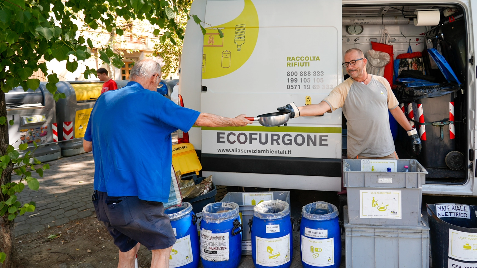 Il servizio dell'ecofurgone