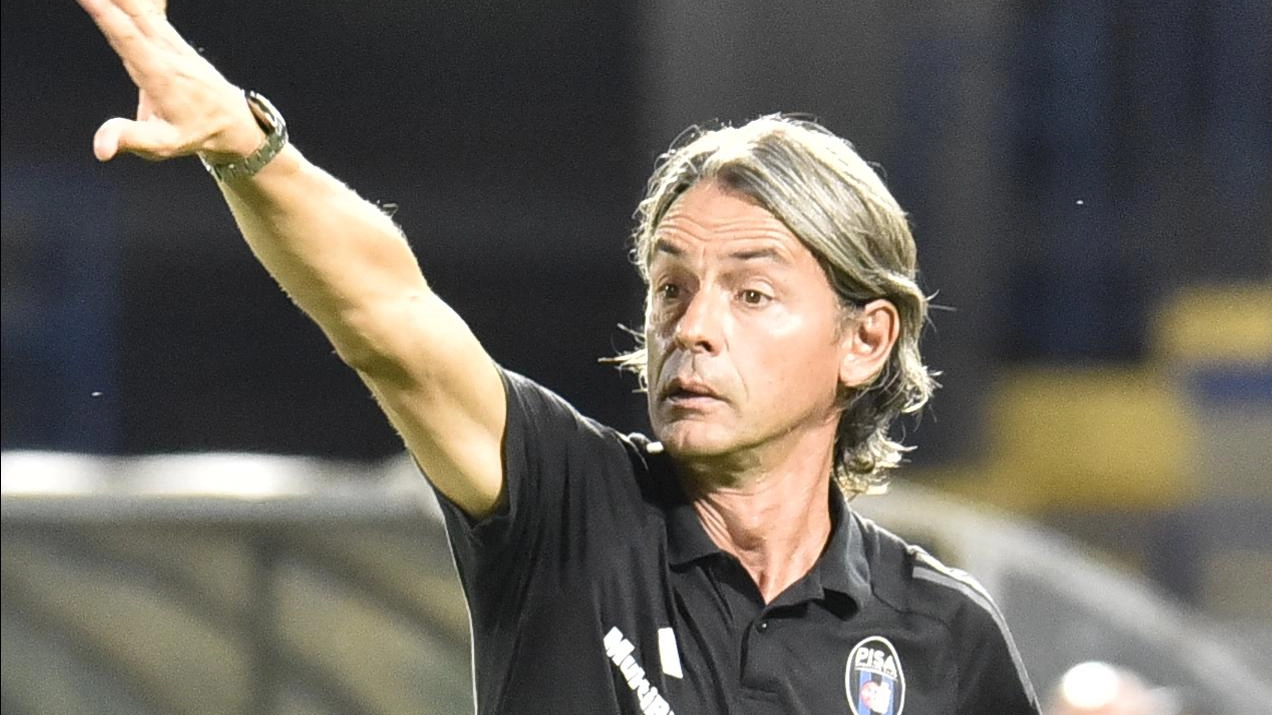 Filippo Inzaghi, 51 anni, mentre dirige la compagine nerazzurra (foto Cappello per Valtriani)