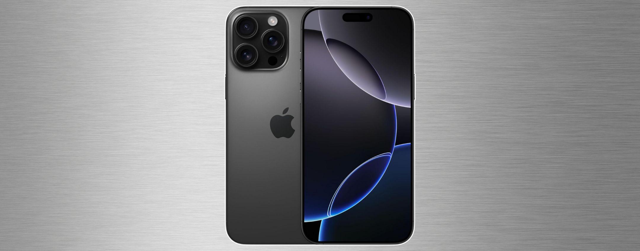 iPhone 16 Pro Max 256GB: su Amazon costa 90€ in meno e lo paghi a rate