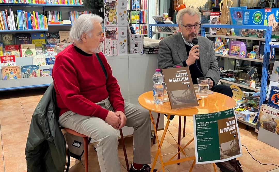 Firenze, presentato il libro ‘Ricordi di quartiere. Le mie Cure’ di Alberto Francalanci