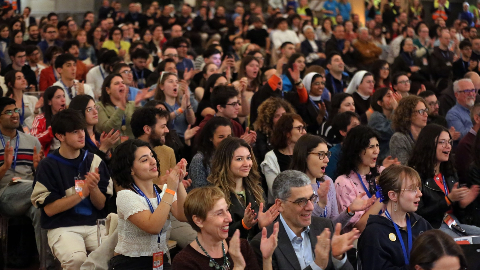 Il pubblico di Francesco Live (foto New Press Photo)